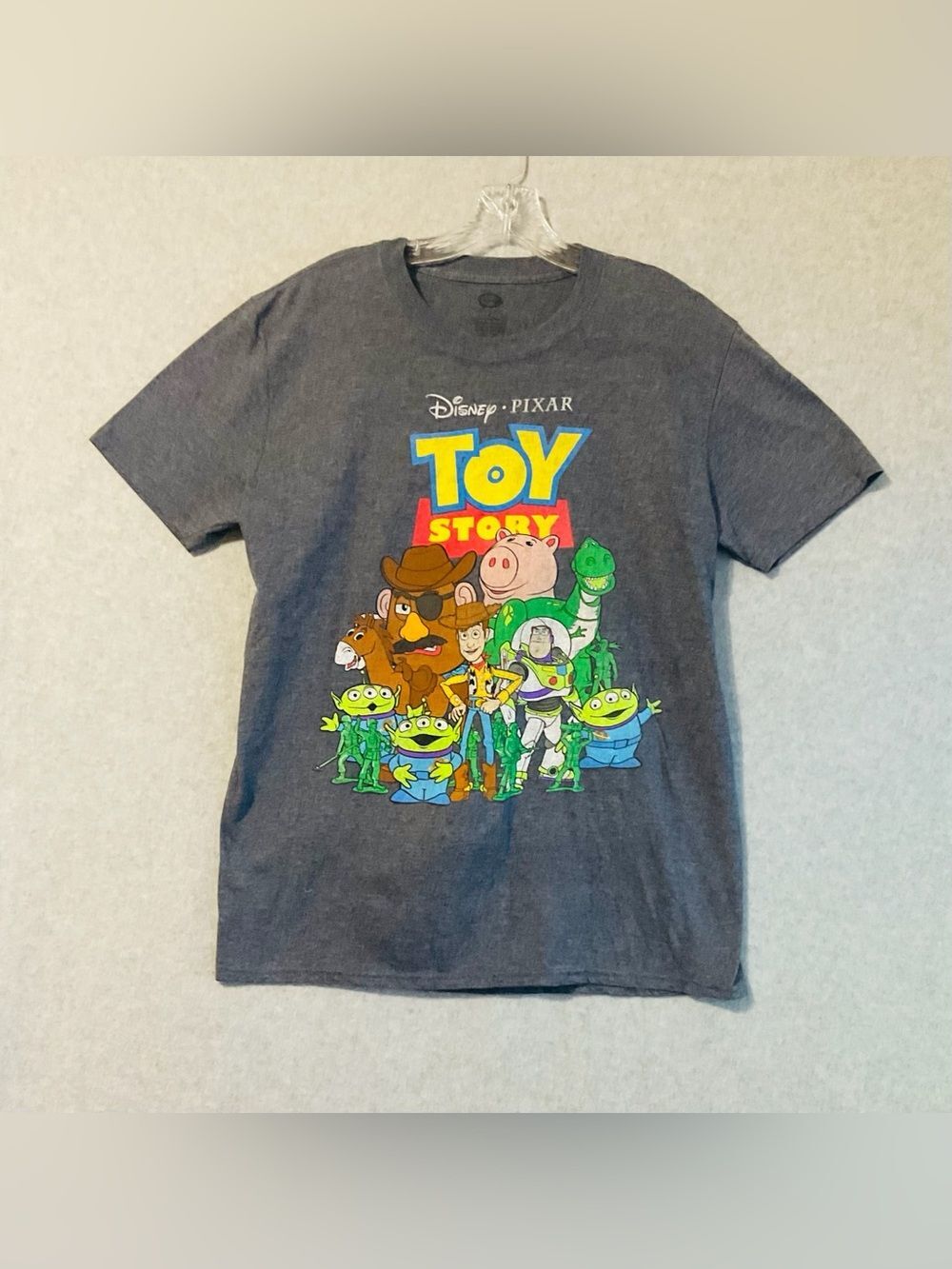 Disney Men Pixar Toy Story Men's Graphic T-Shirt - Blue Sz L